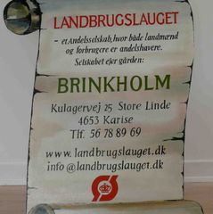 Brinkholm skilt